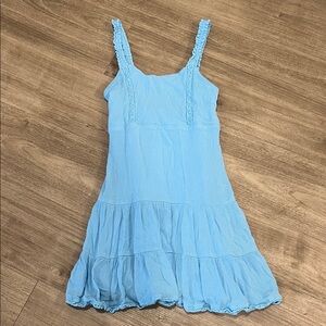 love, Fire Light Blue Mini Dress